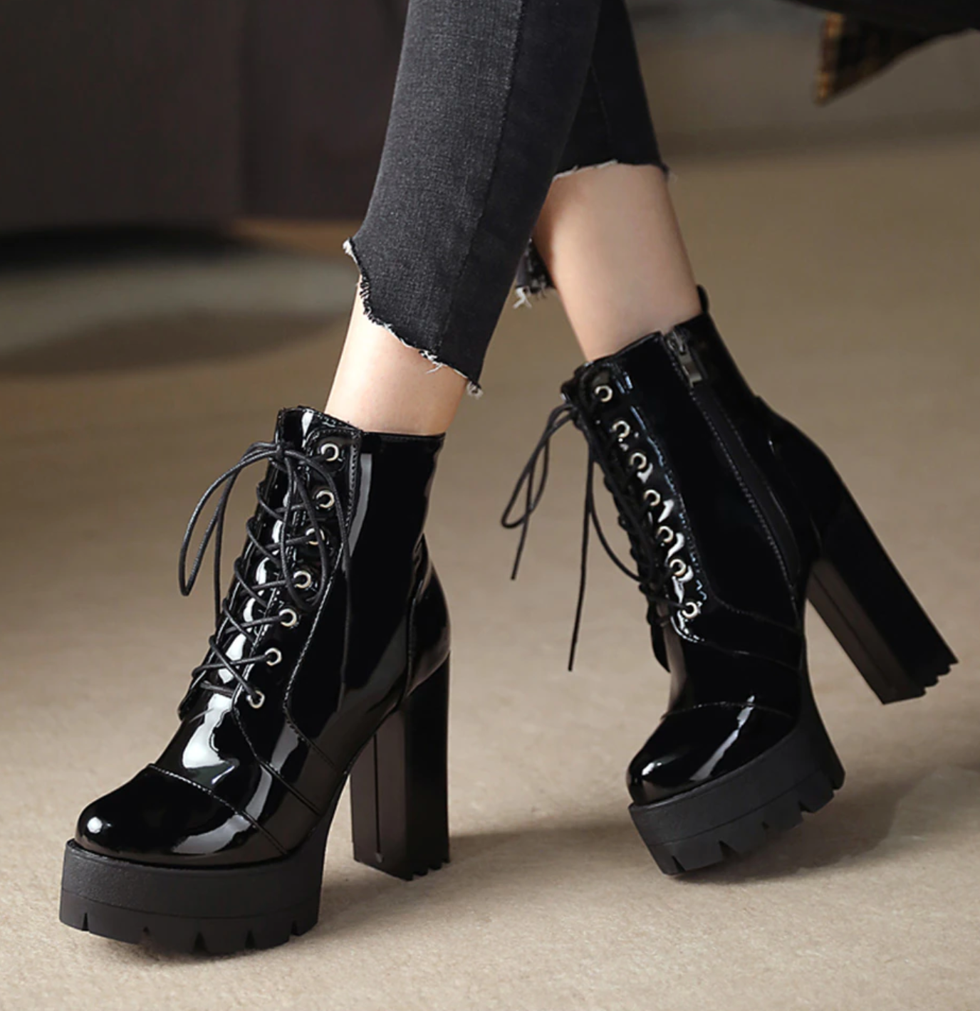 Leather Ankle Boots