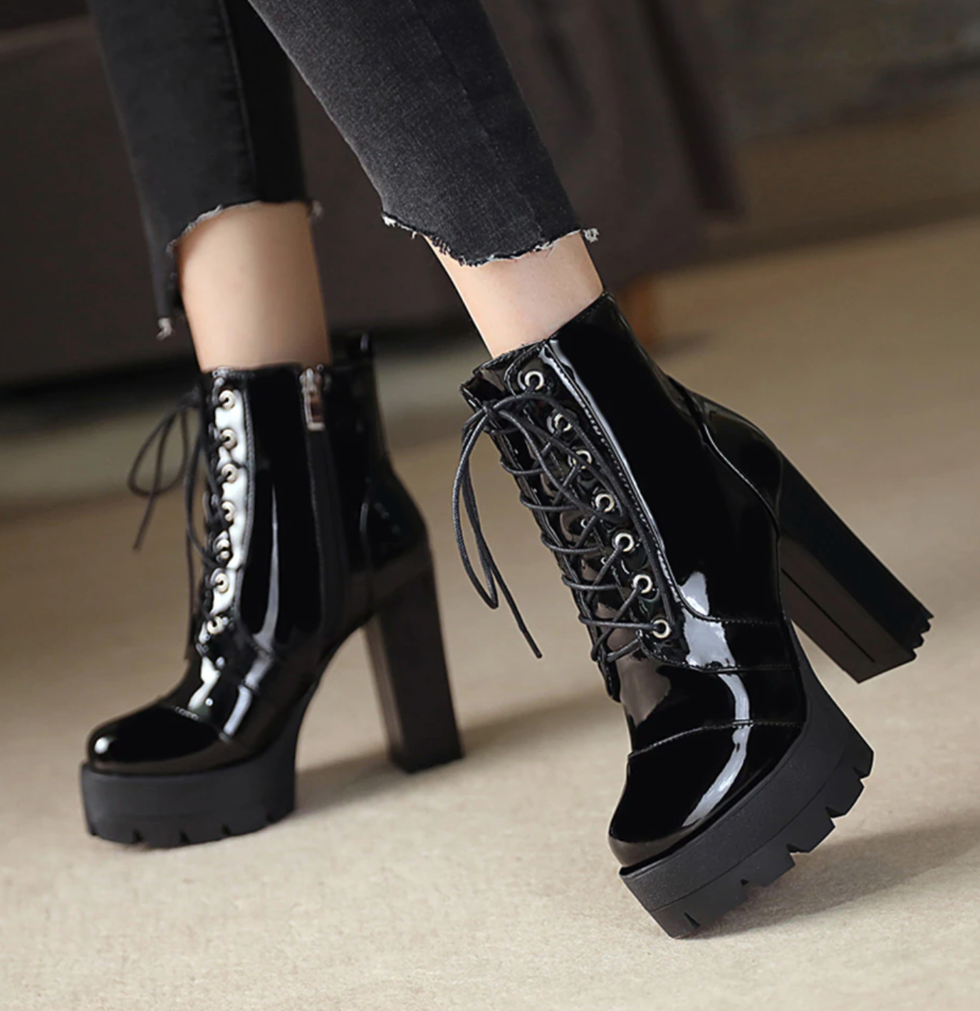 Leather Ankle Boots
