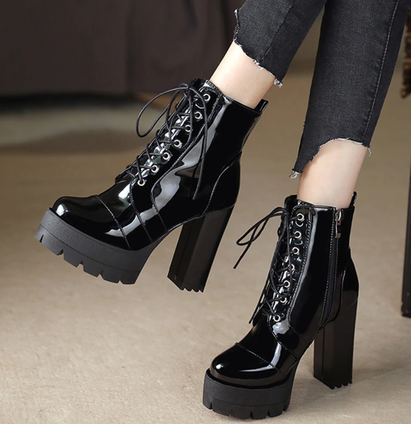 Leather Ankle Boots