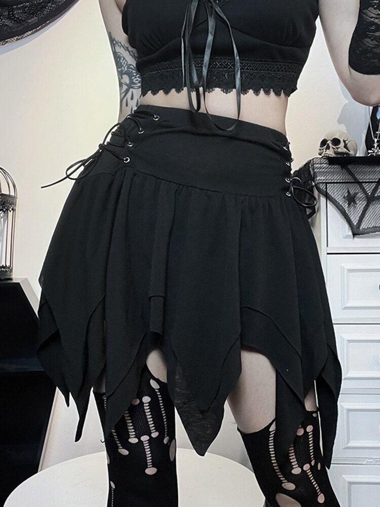 Plaid Skirt Fairy Grunge