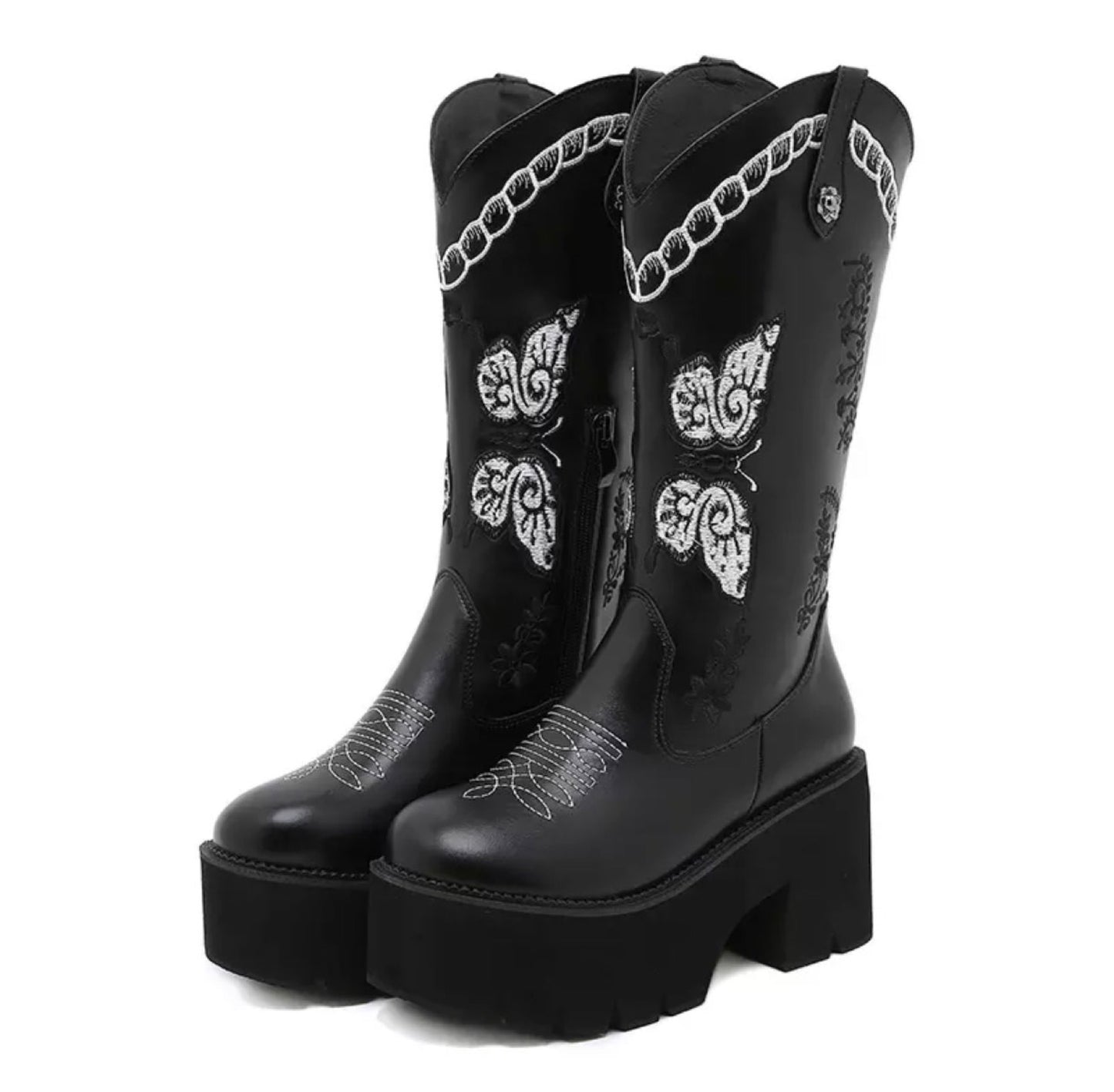 Retro Knight Cowboy Boots