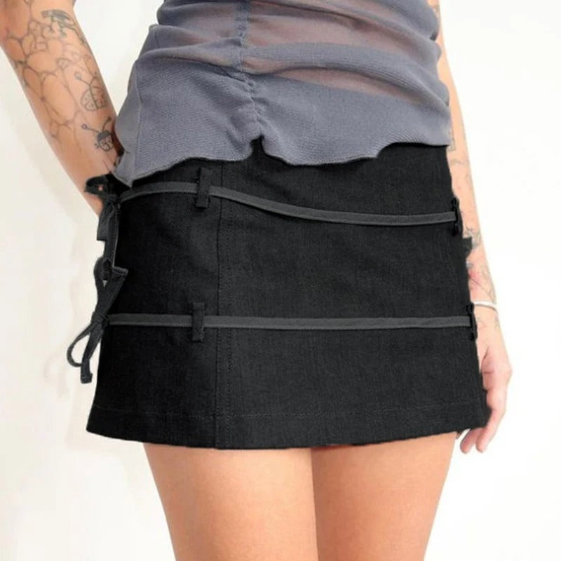 Low Waist Mini Skirt