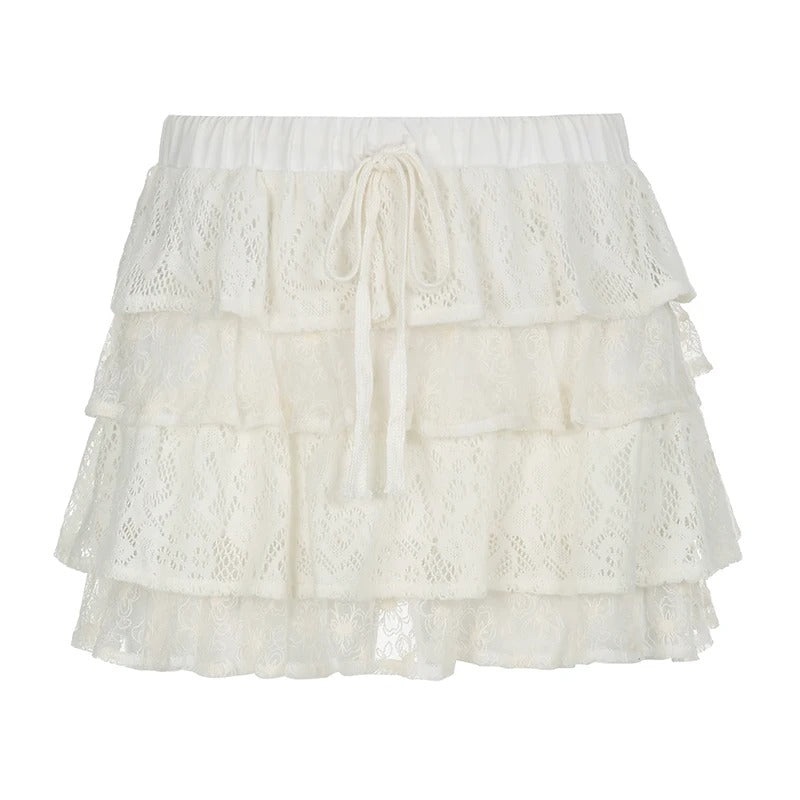 Ruffles Lace Skirt