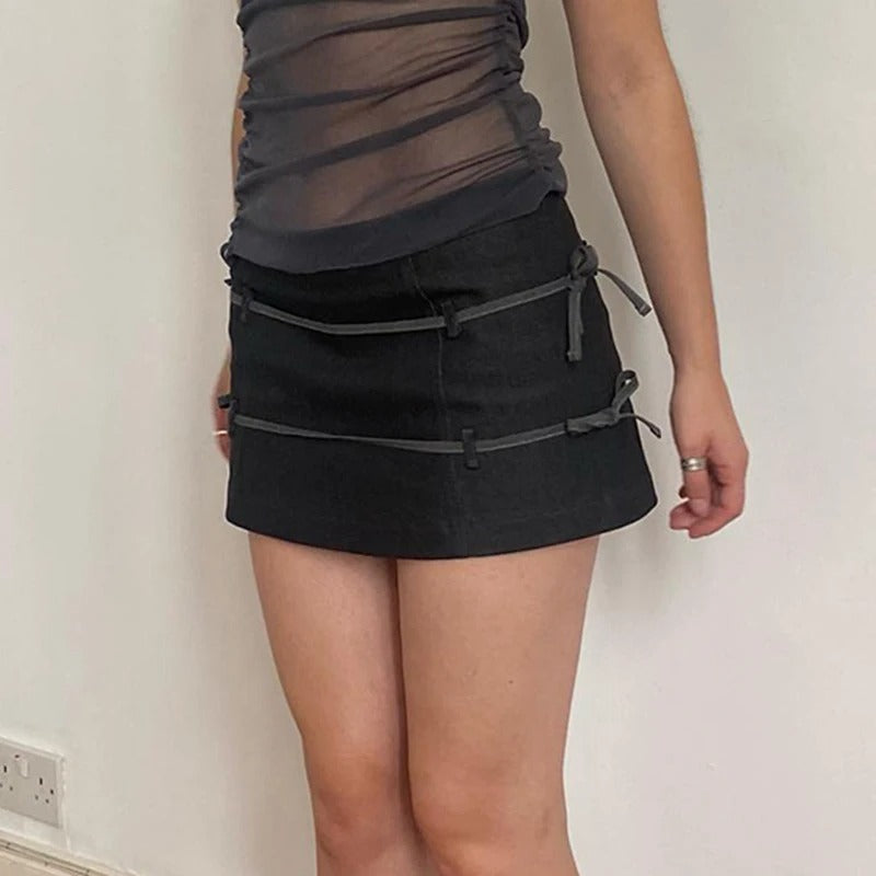 Low Waist Mini Skirt