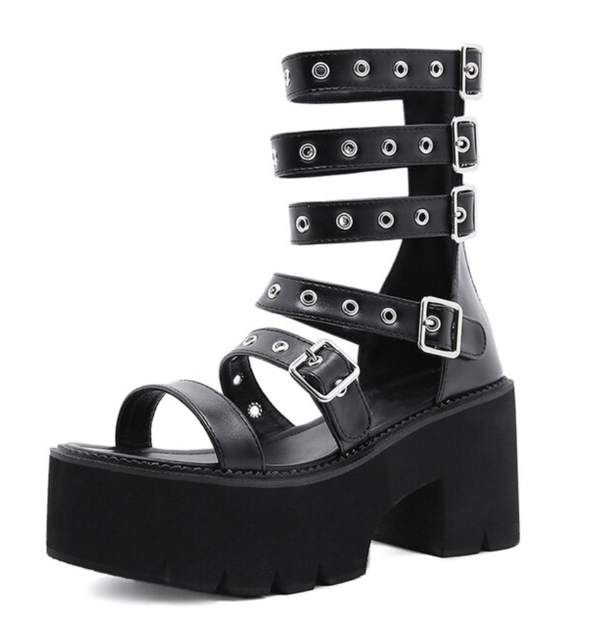 Ankle Buckle Straps Sandals