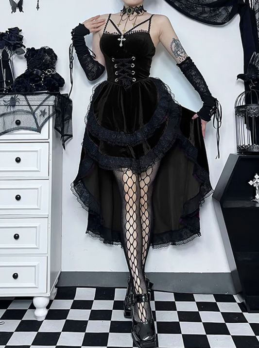 Black Flowy Bodycon Dresses