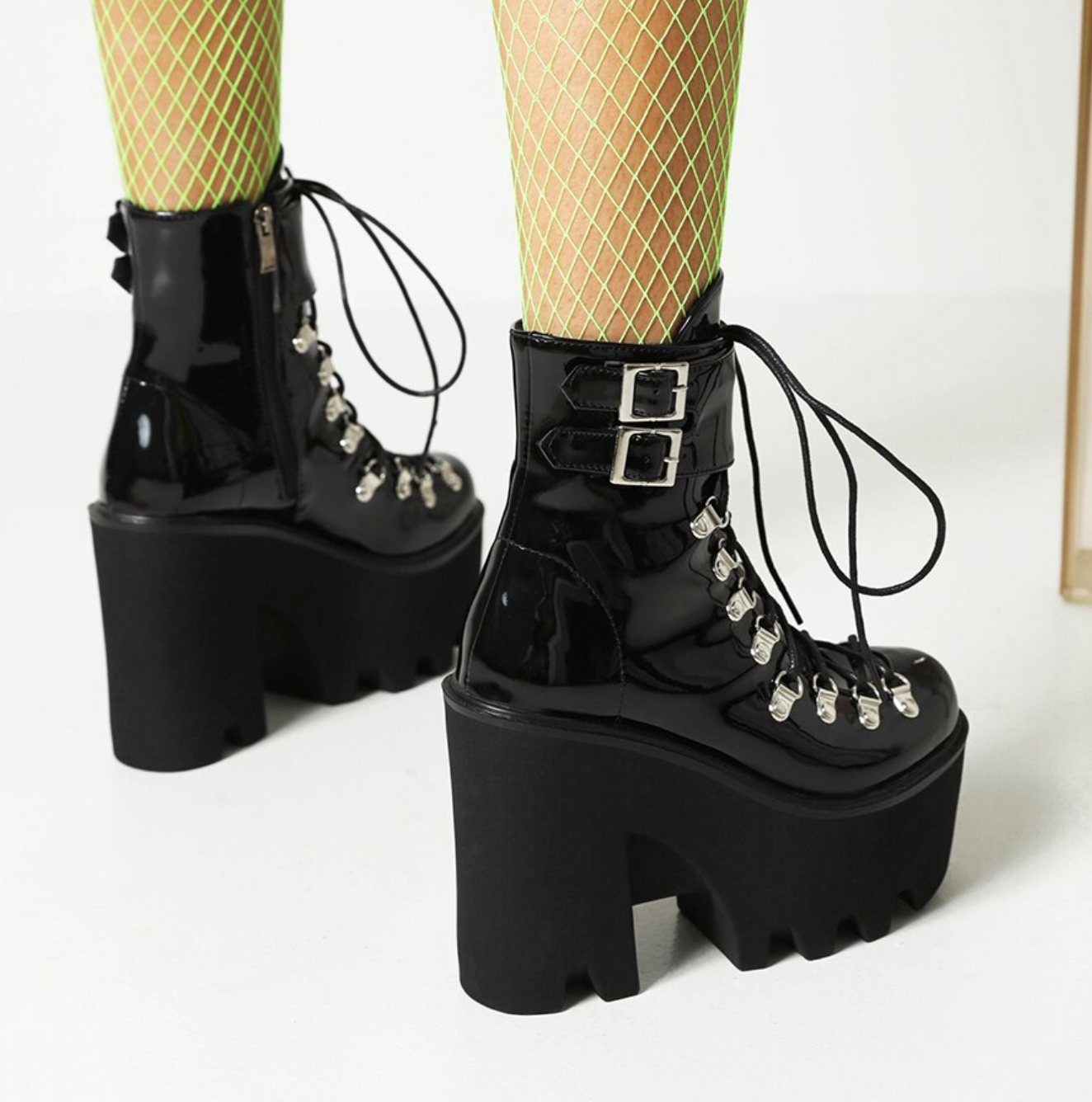 Belt Buckle Strap Ankle Boots