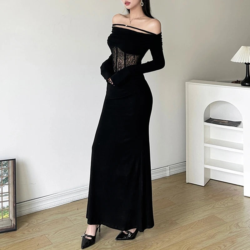 Black Elegant Long Dress