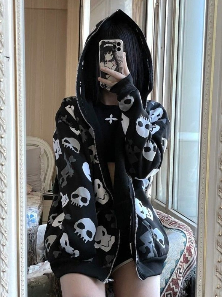 Punk Skull Hoodies