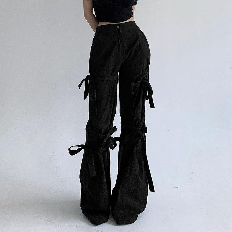 Black Flare Pants