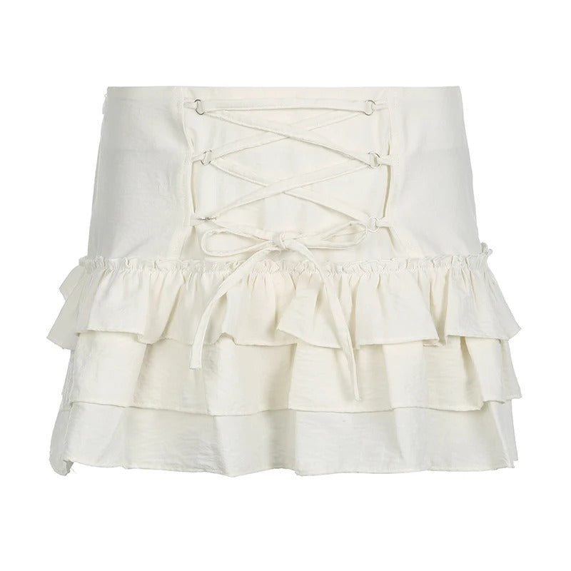 Three-Layers Mini Skirt