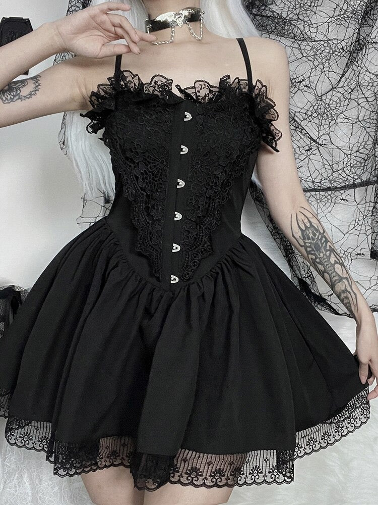 Corset Black Dress