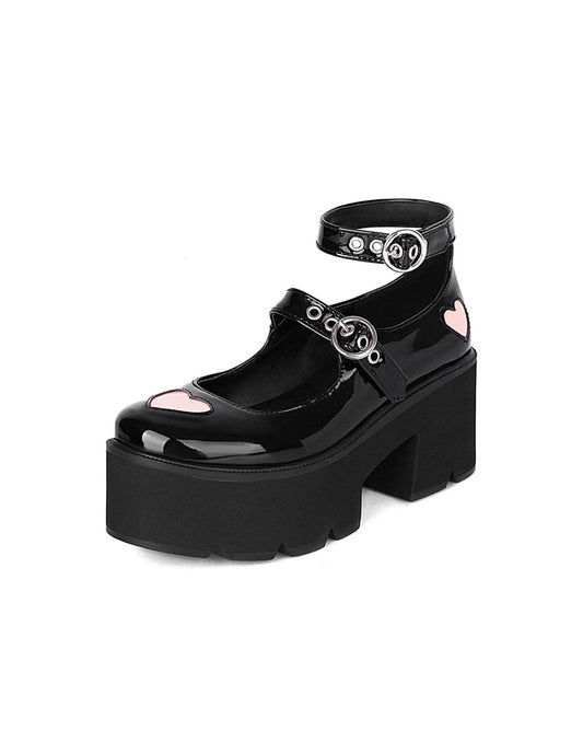 Heart Gothic Lolita Shoes