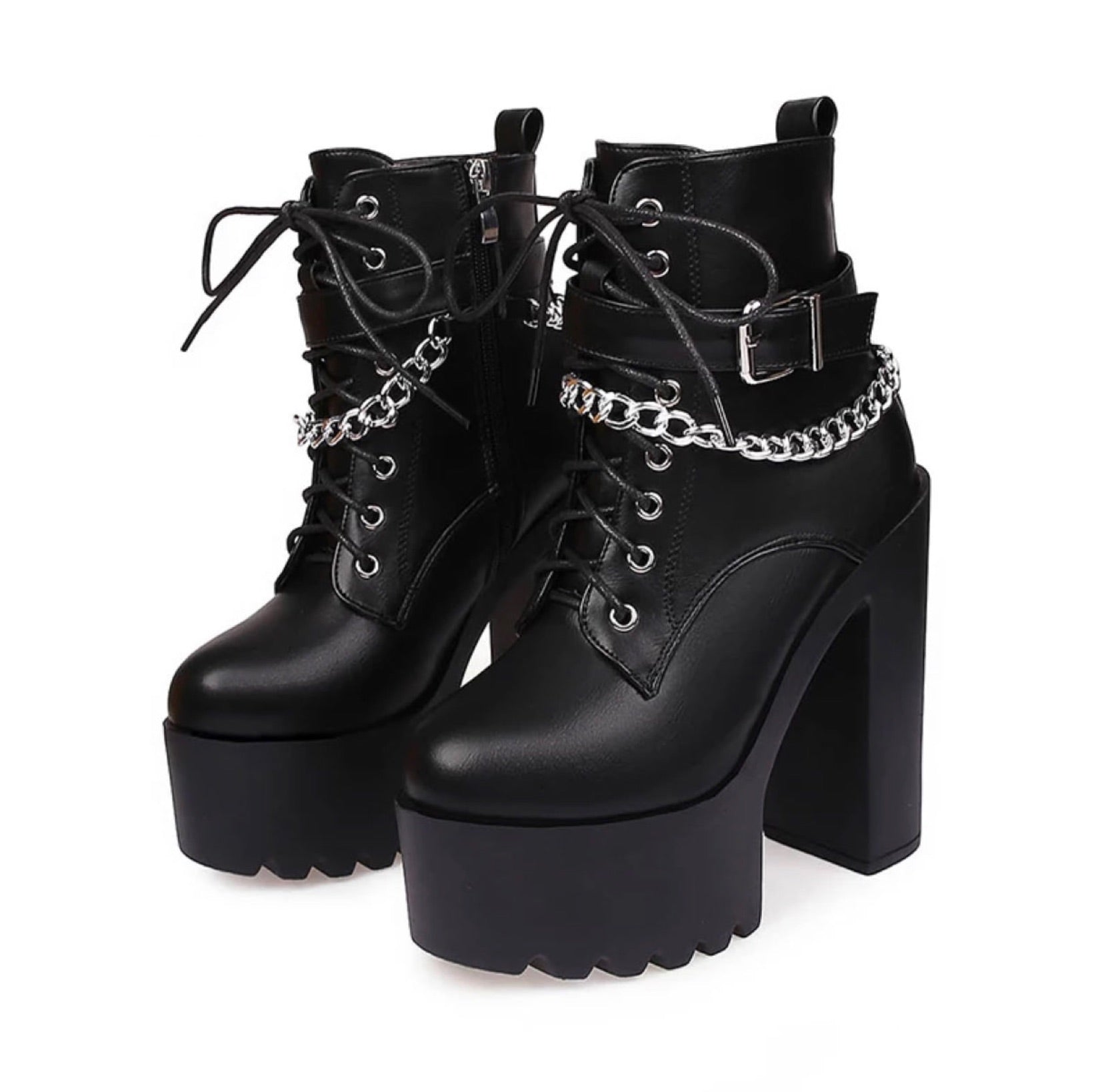 Buckle Strap Ankle Boots – grungechy