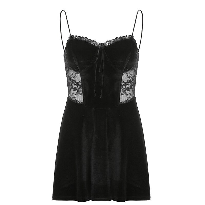 Transparent Black Dress