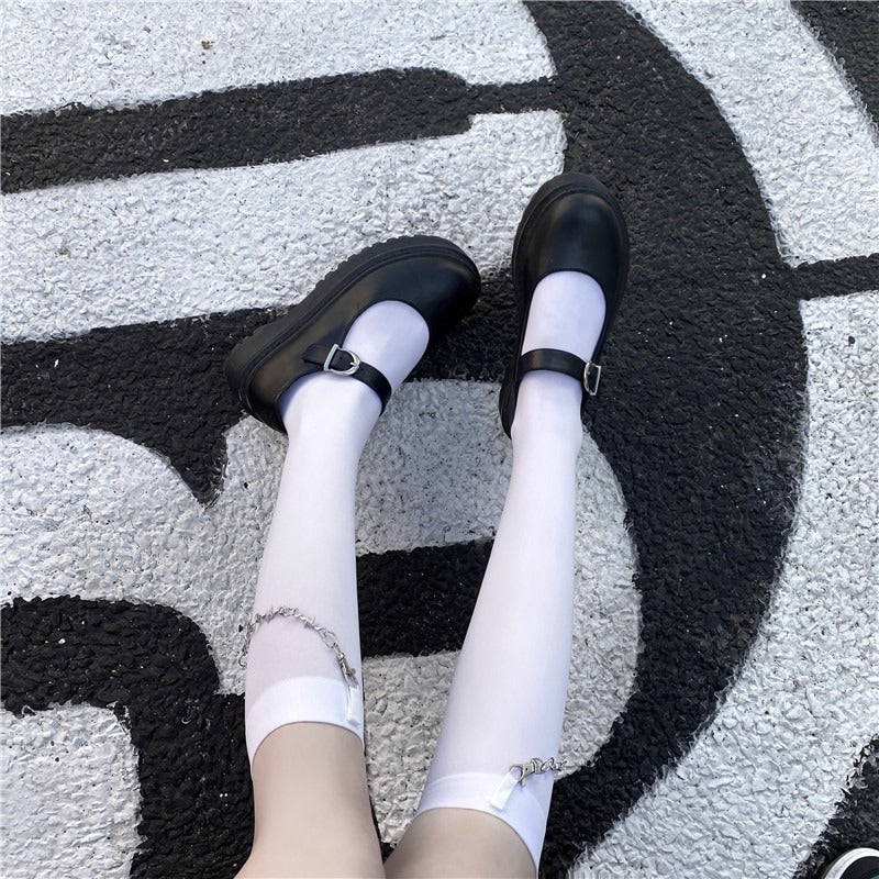 Harajuku Thin Mid Calf Socks