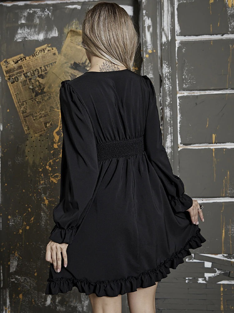 Chain Black Dress